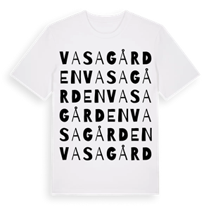 Vasagården ordlek t-shirt – ekologisk bomull t-shirt från Pinshirt