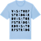Blue Soul t-shirt med Vasatorps trädgård ordlek t-shirt