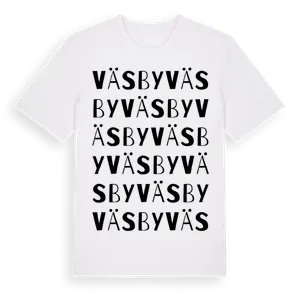 Väsby ordlek t-shirt – ekologisk bomull t-shirt från Pinshirt