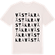 Vintage White t-shirt med Väståkra ordlek t-shirt
