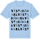 Blue Soul t-shirt med Västanåmark ordlek t-shirt