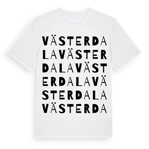 Västerdala ordlek t-shirt – ekologisk bomull t-shirt från Pinshirt