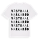 Västra Almarkaröd ordlek t-shirt
