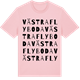 Pink Cotton t-shirt med Västra Flyboda ordlek t-shirt