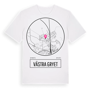 Västra Gryet t-shirt – ekologisk bomull t-shirt från Pinshirt