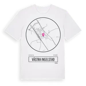 Västra Ingelstad t-shirt – ekologisk bomull t-shirt från Pinshirt