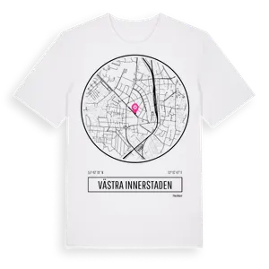 Västra Innerstaden t-shirt – ekologisk bomull t-shirt från Pinshirt
