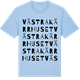 Blue Soul t-shirt med Västra Kärrhuset ordlek t-shirt