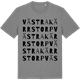 Mid Heather Gray t-shirt med Västra Kärrstorp ordlek t-shirt