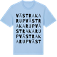 Blue Soul t-shirt med Västra Karup ordlek t-shirt