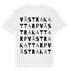 Västra Kattarp ordlek t-shirt