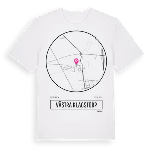 Västra Klagstorp t-shirt – ekologisk bomull t-shirt från Pinshirt