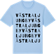 Blue Soul t-shirt med Västra Ljungby ordlek t-shirt