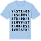 Blue Soul t-shirt med Västra Odarslöv ordlek t-shirt