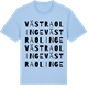 Blue Soul t-shirt med Västra Olinge ordlek t-shirt