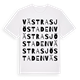 Västra Sjöstaden ordlek t-shirt