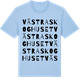 Blue Soul t-shirt med Västra Skoghuset ordlek t-shirt