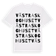 Västra Skoghuset ordlek t-shirt
