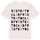 Vintage White t-shirt med Västra Tockarp ordlek t-shirt