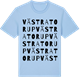 Blue Soul t-shirt med Västra Torup ordlek t-shirt