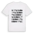 Våtseröd ordlek t-shirt