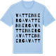 Blue Soul t-shirt med Vattenberga ordlek t-shirt
