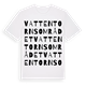Vattentornsområdet ordlek t-shirt