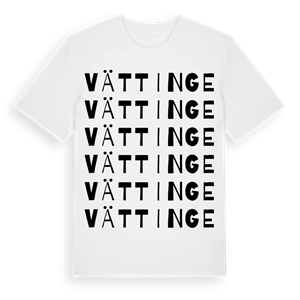 Vättinge ordlek t-shirt – ekologisk bomull t-shirt från Pinshirt