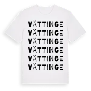 Vättinge ordlek t-shirt – ekologisk bomull t-shirt från Pinshirt