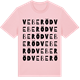 Pink Cotton t-shirt med Veberöd ordlek t-shirt