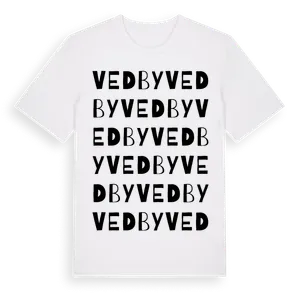 Vedby ordlek t-shirt – ekologisk bomull t-shirt från Pinshirt