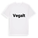 Vegalt fetstil t-shirt