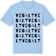 Blue Soul t-shirt med Vegalt ordlek t-shirt