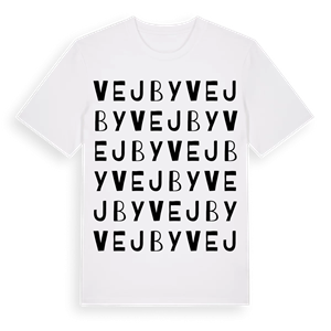 Vejby ordlek t-shirt – ekologisk bomull t-shirt från Pinshirt