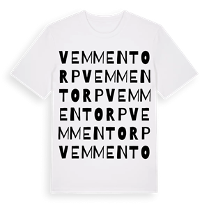 Vemmentorp ordlek t-shirt – ekologisk bomull t-shirt från Pinshirt