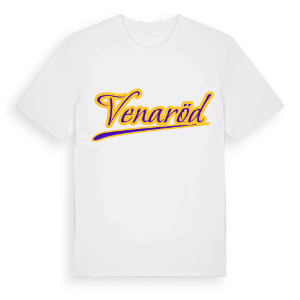 Venaröd baseball t-shirt – ekologisk bomull t-shirt från Pinshirt