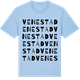 Blue Soul t-shirt med Venestad ordlek t-shirt