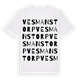 Vesmanstorp ordlek t-shirt