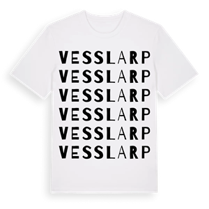 Vesslarp ordlek t-shirt – ekologisk bomull t-shirt från Pinshirt