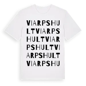 Viarpshult ordlek t-shirt – ekologisk bomull t-shirt från Pinshirt