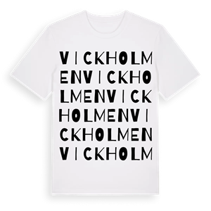 Vickholmen ordlek t-shirt – ekologisk bomull t-shirt från Pinshirt