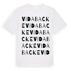 Vida Backe ordlek t-shirt – ekologisk bomull t-shirt från Pinshirt
