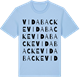 Blue Soul t-shirt med Vida backe ordlek t-shirt