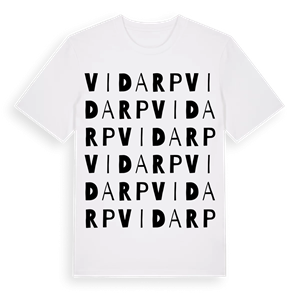 Vidarp ordlek t-shirt – ekologisk bomull t-shirt från Pinshirt