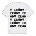 Vieröd ordlek t-shirt