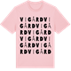 Pink Cotton t-shirt med Vigård ordlek t-shirt