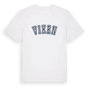 Viken college t-shirt – ekologisk bomull t-shirt från Pinshirt