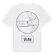 White t-shirt med Vilan t-shirt