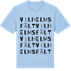 Blue Soul t-shirt med Vilhelmsfält ordlek t-shirt