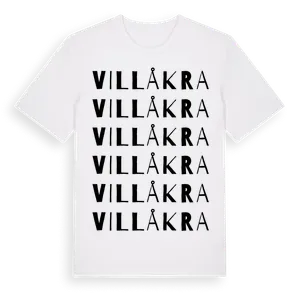 Villåkra ordlek t-shirt – ekologisk bomull t-shirt från Pinshirt